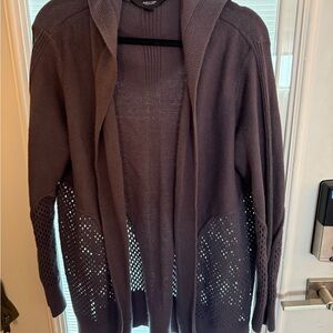 Simply Vera Vera Wang Grey Knit Cardigan